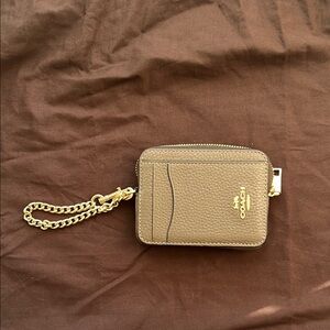 Coach Brown Leather Coin Wallet